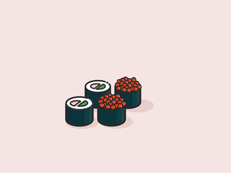 Sushirrito animation burrito food gif sushi takeout