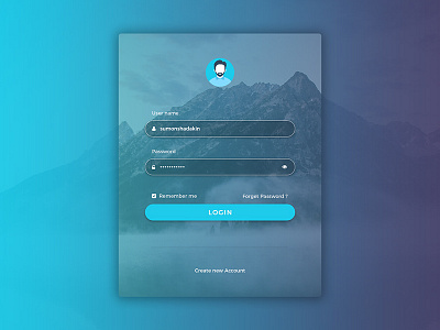 First Short_Login Page element flat form in input interface login sing ui up user widget