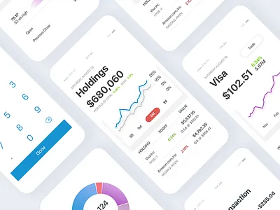 Portfolio Investment android finance iconography ios mobile design portfolio investments product design ux