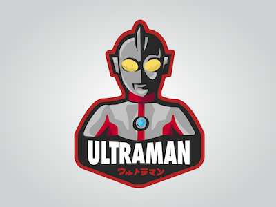 Ultraman Badge Design badge character design details graphics japanese new ultraman