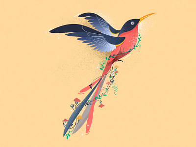 36DaysofType 36daysoftype bird fly icon illustration nature number plant typography