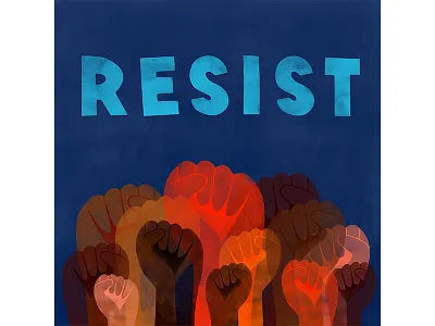 Resist illustration resist resistance