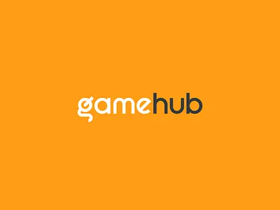 Gamehub app brand button design game hub joystick logo