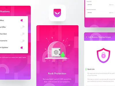 Funding app onboarding app application business clean finance form gradient interaction ios johnyvino ui ux