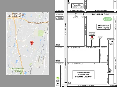 Mapping Location - WIP graphic design location map