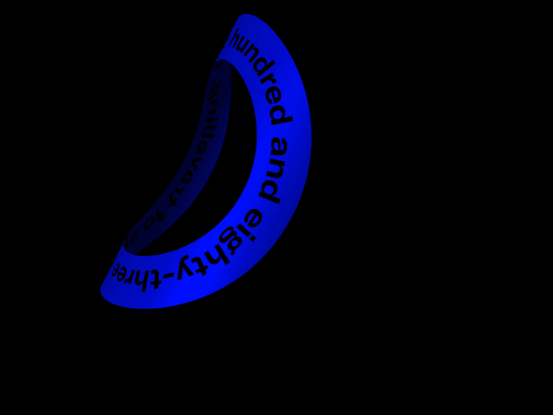 183 Days 3d after effects blue circle dark rotate shine spin