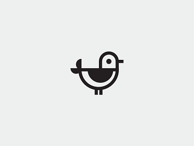 Bird bird geometric icon illustration logo