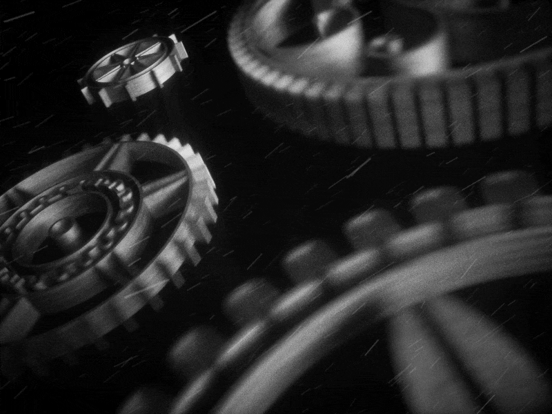 Tick Tock 🕰 3d 4d animation cinema clock cog gif octane particles