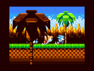 All Aboard the Sonic Train animation design development game illustration pixel pixel art