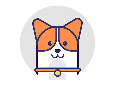 Dog people 2 cartoon icon illustration