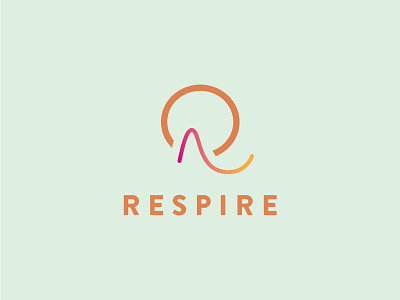 Logo for a sport center & restaurant concept circle copper energy etienne pigeyre fresh gradient logo mint restaurant smile sport studio dpe wellness