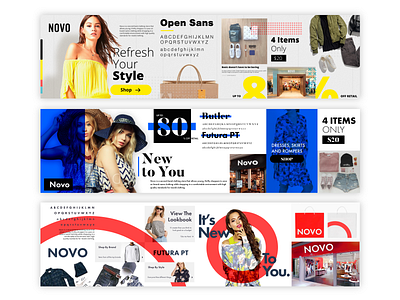 Novo Stylescapes - Brand Identity Design brand branding clothes clothing fashion identity logo stylescape stylescapes styletile