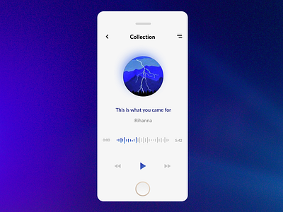 Music App ios music app play interaction