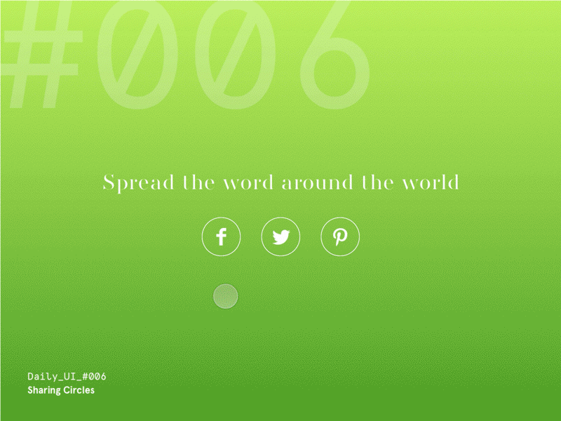 Daily UI Challenge #006 — Social Share daily ui download facebook free freebies icon principle share social twitter
