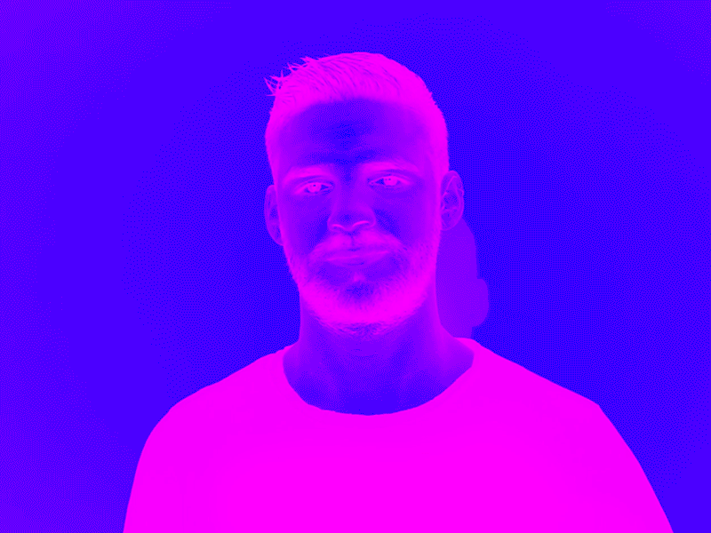 new portrait-videos blue glitch motion pink purple rgb team video videoprojection