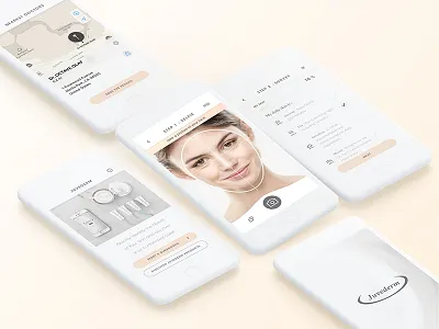 Juvederm app branding esthetic icons laboratory pharma shades smooth