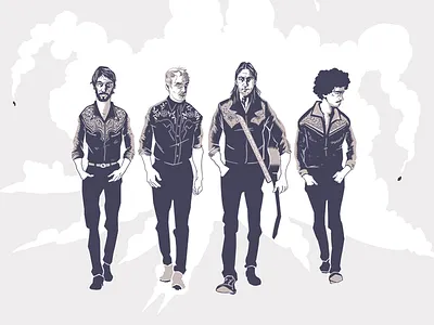 DIRTY ARMY Portrait characters dirty army erik kriek mariachi mexico portrait rock stoner