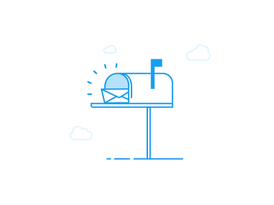 Mail design mail mailbox product illustration ui ux