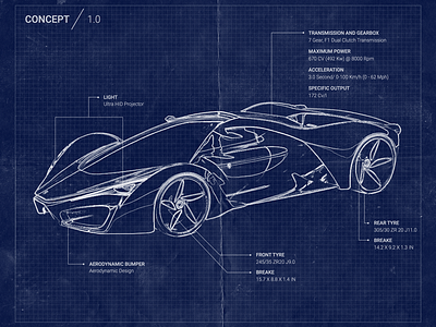 Concept 1.0 car concept design effect photoshop sport ui