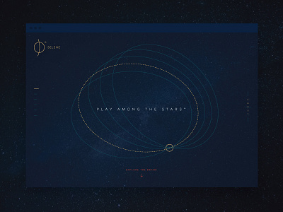 Branding the Moon brand eclipse icon identity logo moon space stars web