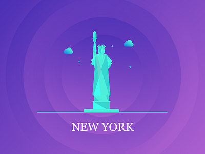 New York illustration new york nyc illustration statue of liberty illustration