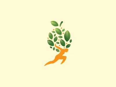 Atlas World Fresh Market atlas human iconic logo mark market world