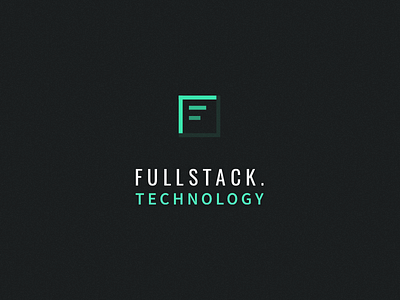 Fullstack.Technology Logo corporate identity design development digital fullstack logo software technology