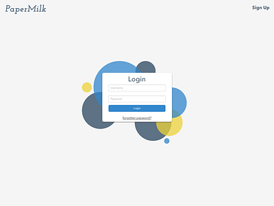 Clean login form form login minimal simple