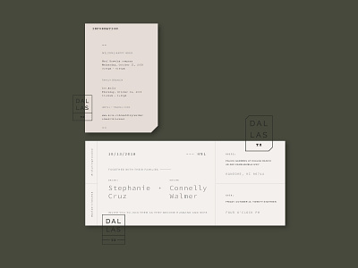 I <3 invites labels layout tags typography