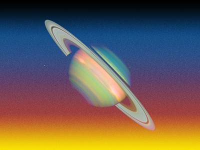 Saturn gradient nasa saturn space