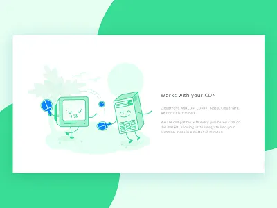 Pageload Homepage Illustration cdn homepage illustration