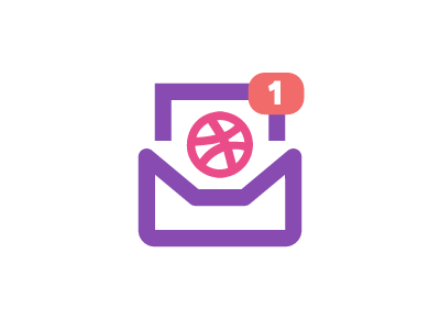 x1 Dribbble Invite! dribbble dribbble invitation envelope freebie icon invitation invite invites minimal ticket