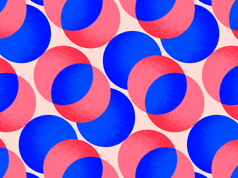 15 / 52 blue carl johan hasselrot circles cj design gif loop motion pattern red