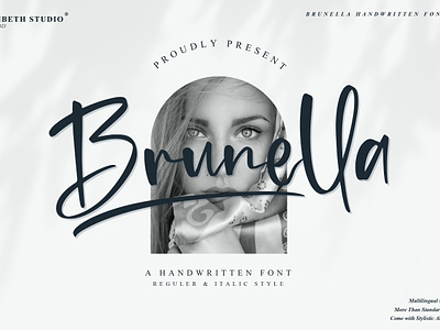 Brunella - Handwritten Font