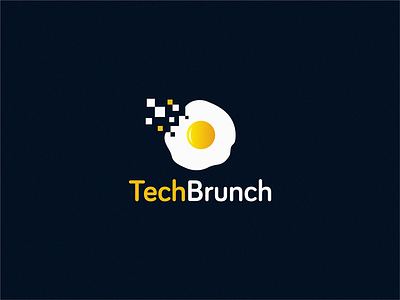 Tech Brunch brand design icon logo