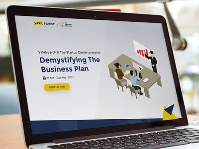 Event Website Landing Page design event ui web website