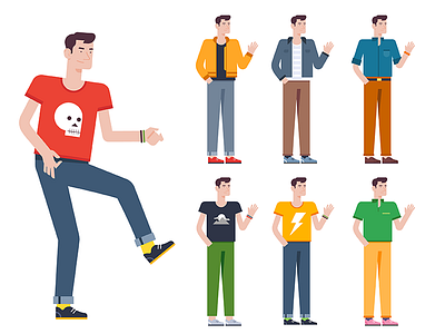 A Little Character Work character guy illustration illustrator man vector