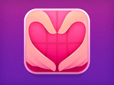 Dribbble Basketball Game Icon app ball basketball dribbble game hands icon ios mobile ui ux zajno