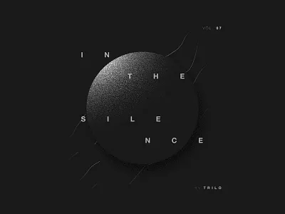 In the Silent — Vol.7 (Spotify Playlist Cover) album cover graphic design spotify