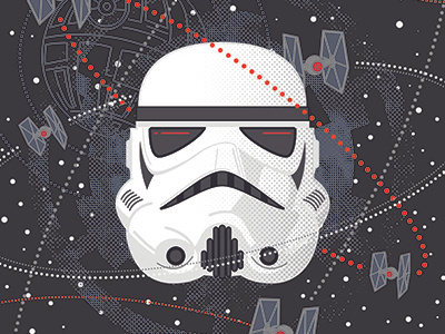 Stormtrooper CKS Collab Club cks collab club collab club death star dogfight empire star wars stormtrooper tie fighter