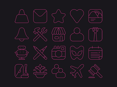 Icon Set geometry graphic design icon iconografia iconography iconos illustrator vector