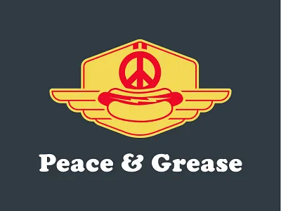 peace & grease branding denver design food food truck logo