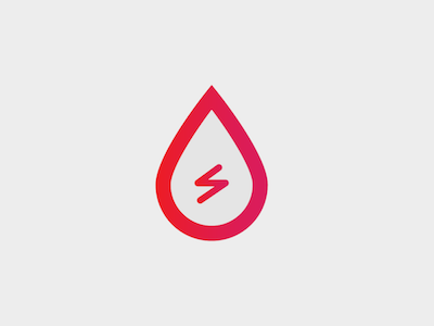 Logo drop electricity logo logomark new vector