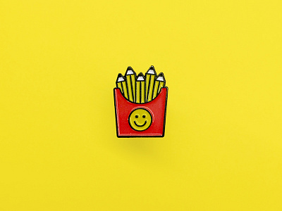 Author Reward Pin ☺︎ fries pencil pin