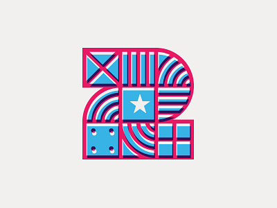 Out 2 Learn Pattern 2 blue education houston htx magenta multiply pattern star texas tx