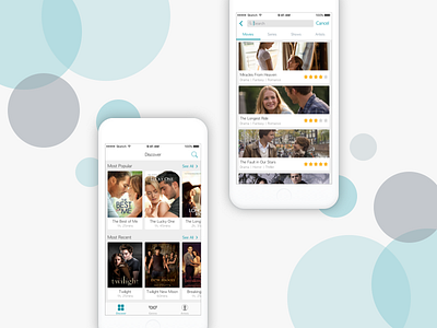 Movies Mobile App application mobileappdesign moviesapp sketch ui userexperience userinterface ux