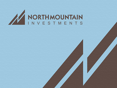 NorthMountain investments. logo logomotive m mountain n north