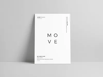 MOVE Poster event fashion mall move poster showcase westfield