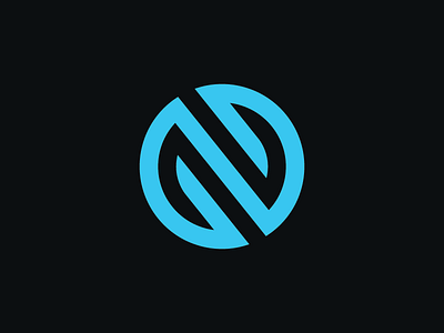 N branding circle creative design icon logo logomark logotype monogram n