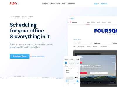 The first one is never the final one hero mobile product room booking ui
